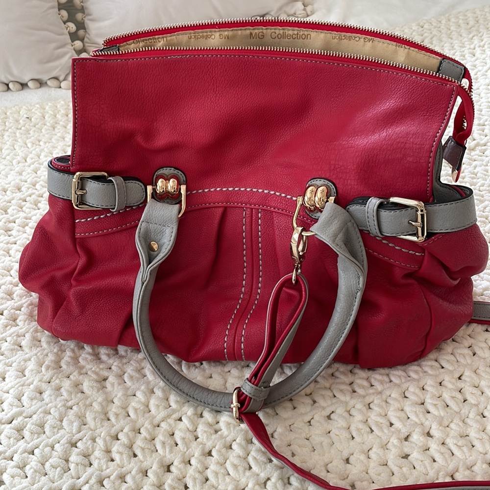 NWOT MG Collection removable satchel shoulder bag